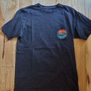 O'Neill Black T-Shirt with logo pocket